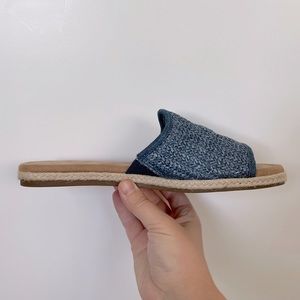 Aerosoles Women’s Danville Flat Slide Sandal - Dark Blue